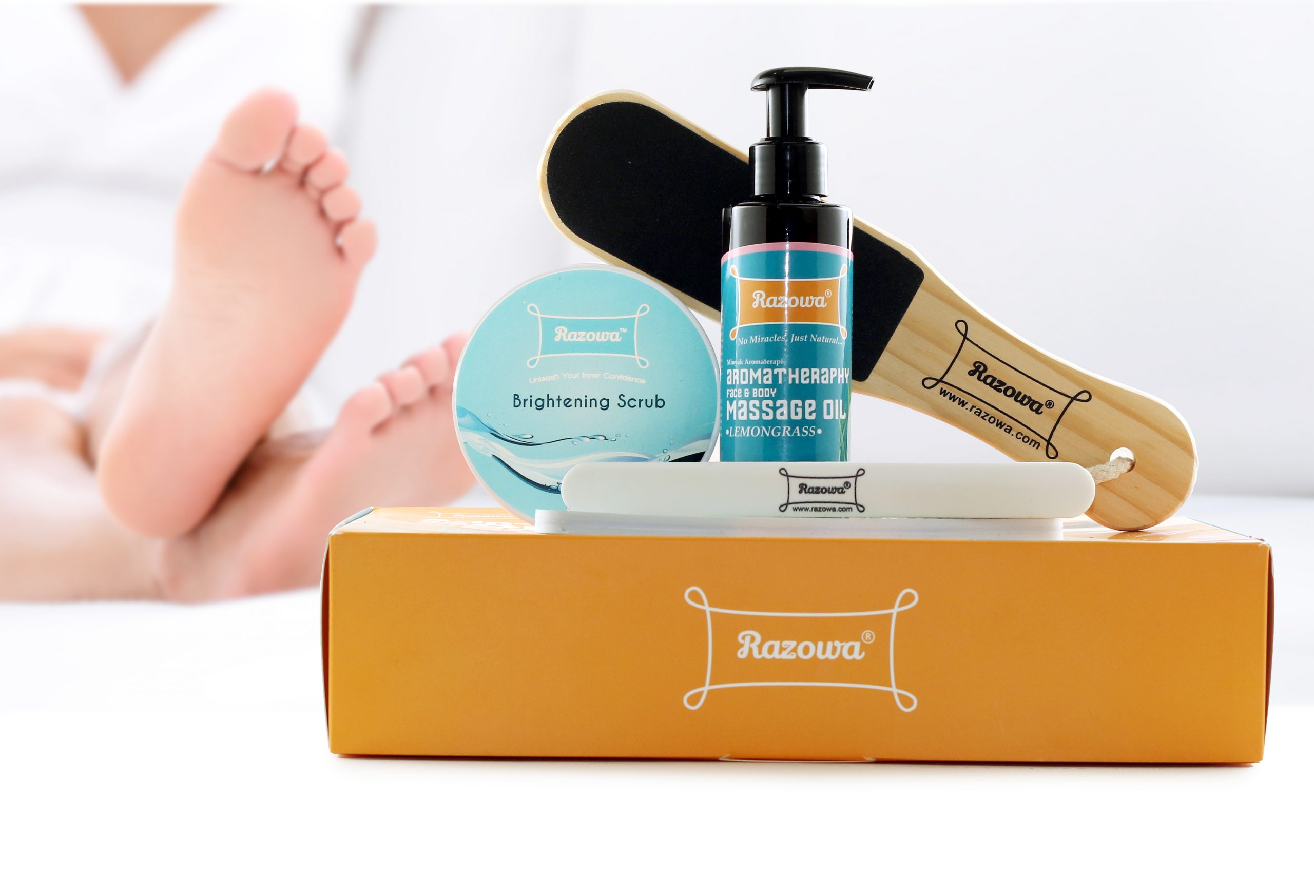 Razowa Homey Pedicure Set Brightening (3)